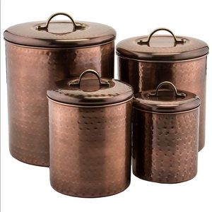 Copper Canisters (set of 4)